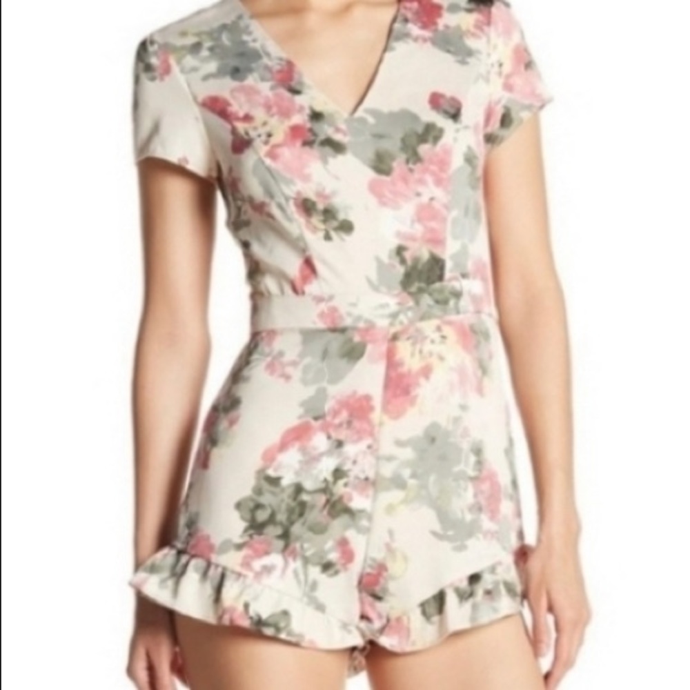 BEBE SATIN JUMPER ROMPER - Picture 3 of 9